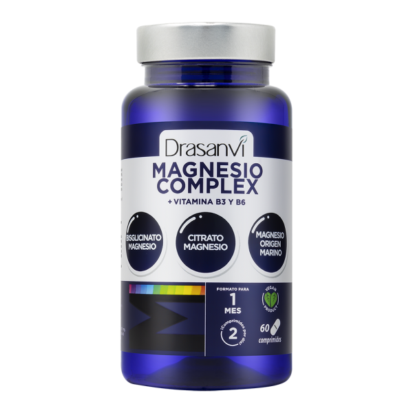 DRASANVI MAGNESIO COMPLEX + VIT B3 + B6 60 COMPRIMIDOS