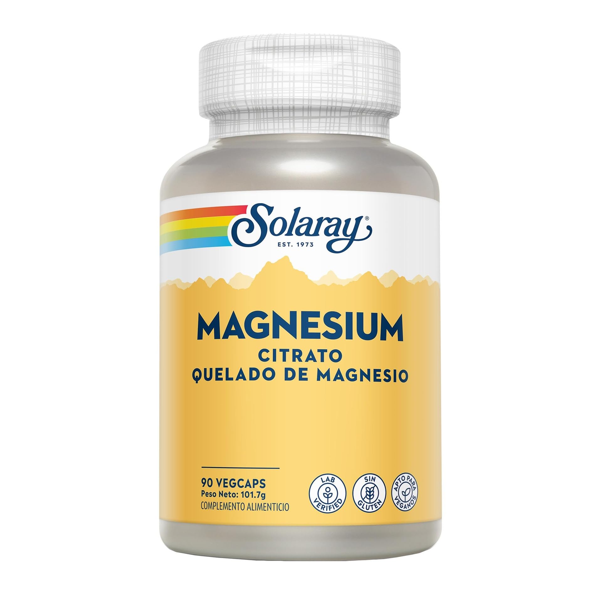 SOLARAY CITRATO DE MAGNESIUM QUELADO 180VEGACAPSULAS