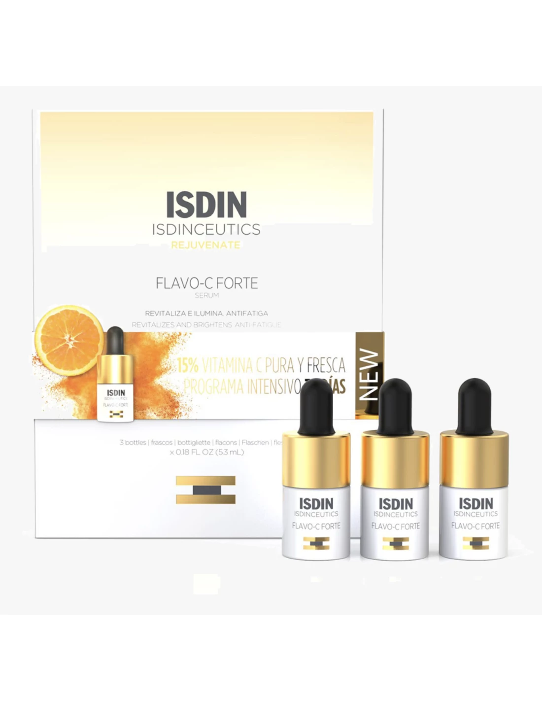 ISDINCEUTICS FLAVO-C FORTE SERUM 3 FRASCOS