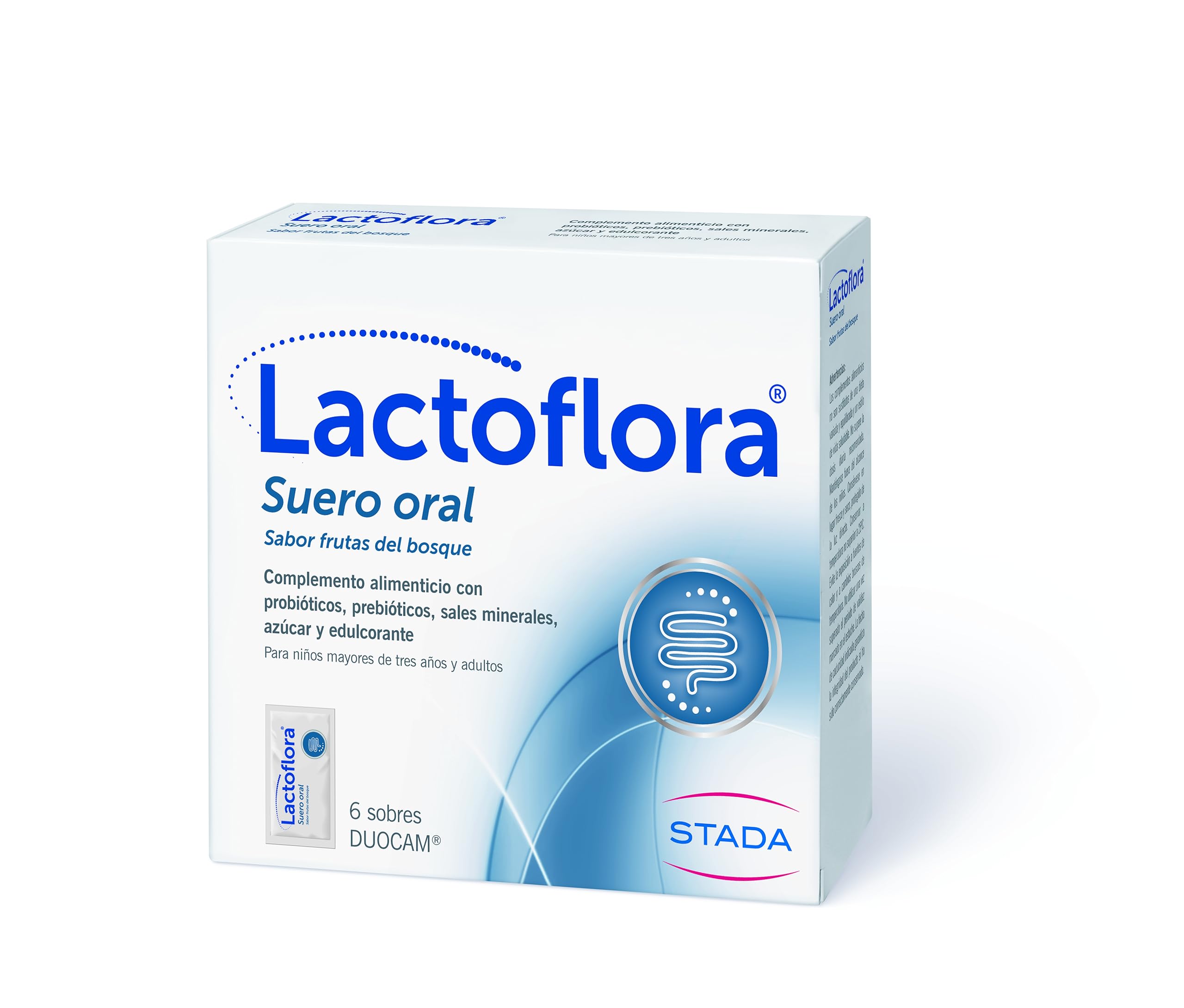 LACTOFLORA SUERO ORAL SABOR FRUTOS DEL BOSQUE 6 SOBRES