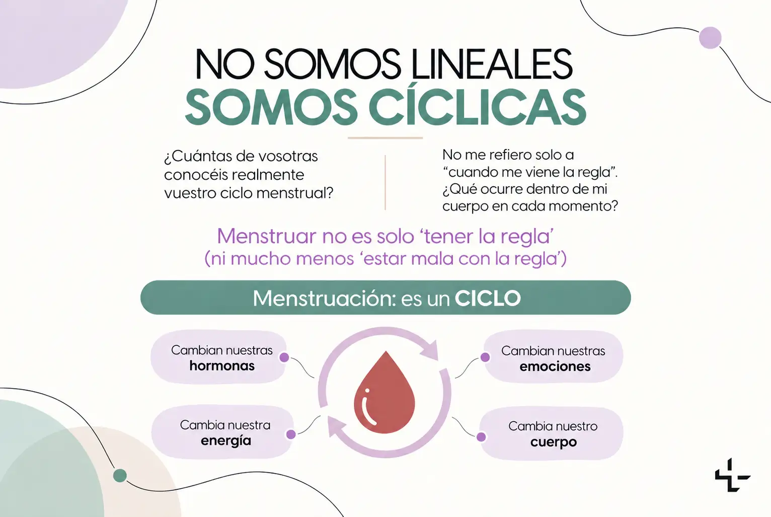 las mujeres somos cíclicas, conoce tu ciclo