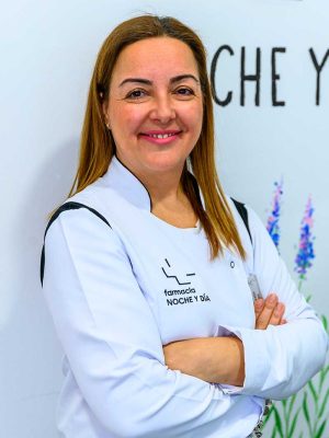 Olga, técnico en en Farmacia Noche y Día